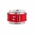 Mishimoto 25 Diameter Quick Release Clamp Assembly Aluminum Red Single MMCLAMP-QD-25RD